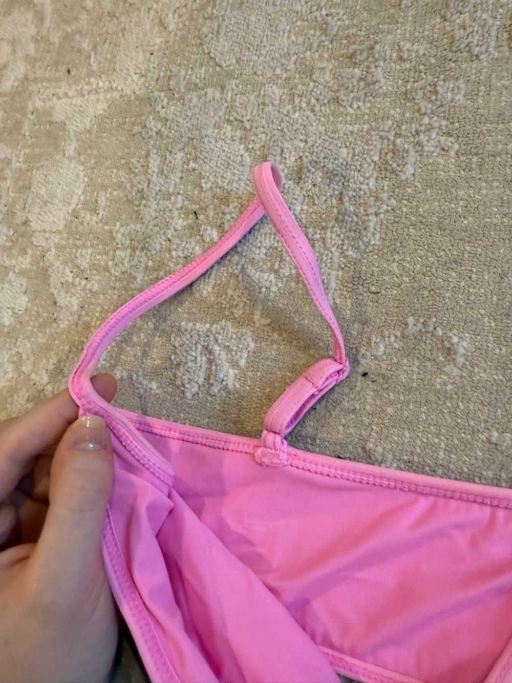 Pink Ribbed Pacsun Bikini Set - Picture 3 of 5
